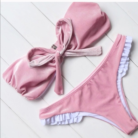 Velvet bathing suite - Picture 2 of 6